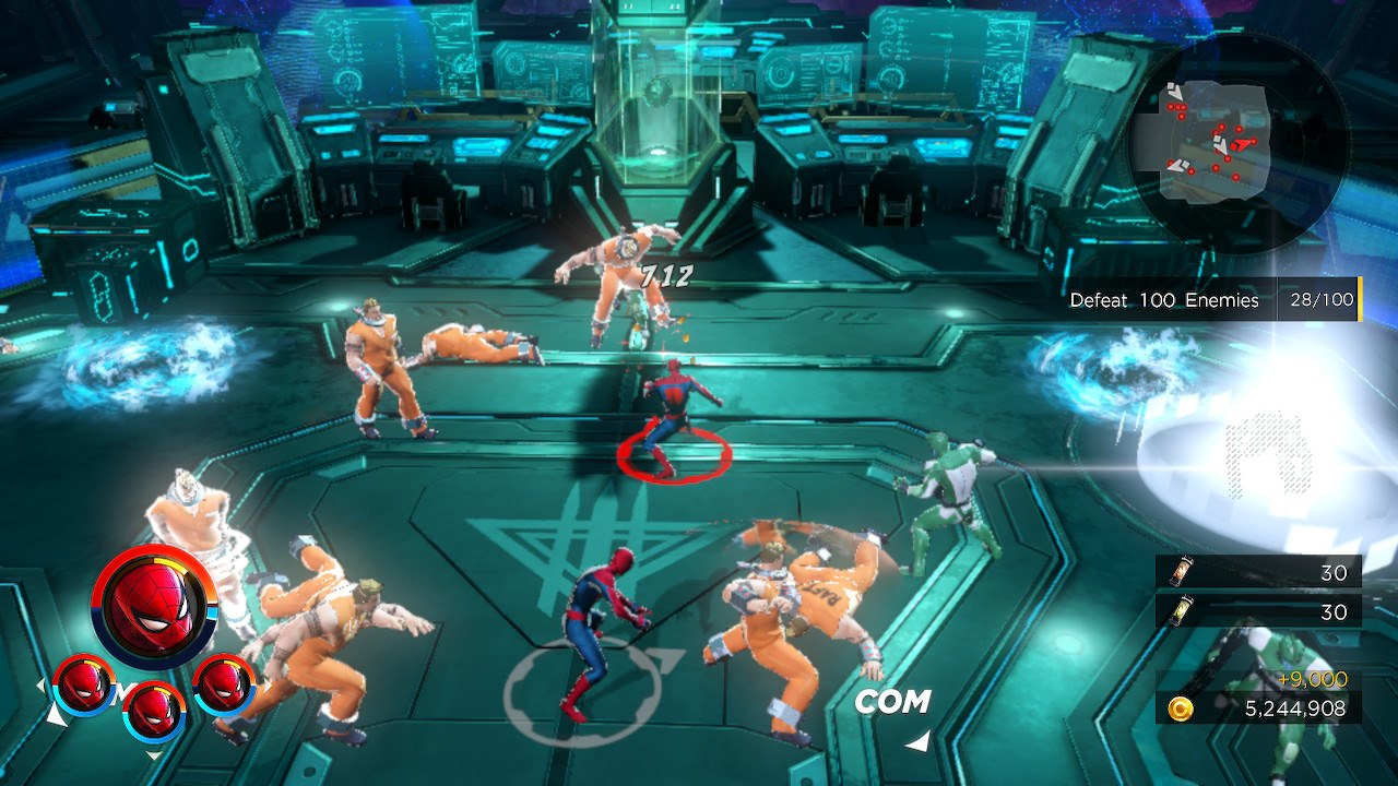 Illustration for article titled Glitch Allows 4 Spider-Mans In One Marvel Ultimate Alliance 3 Party